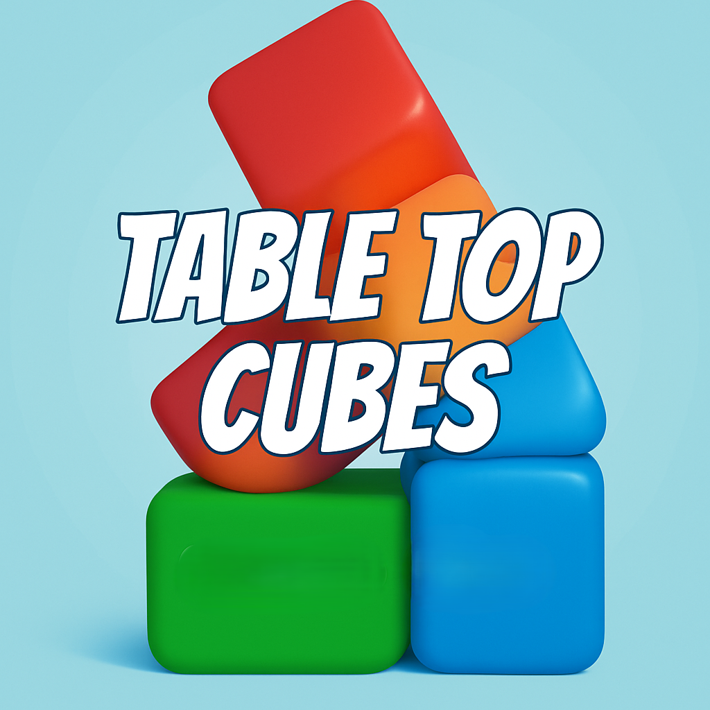 TableTop Cubes Website Preview